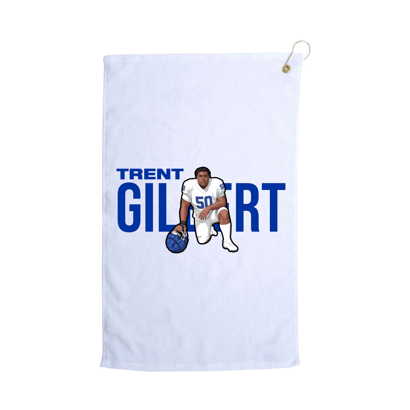 Golf Towel — Player Name in White
