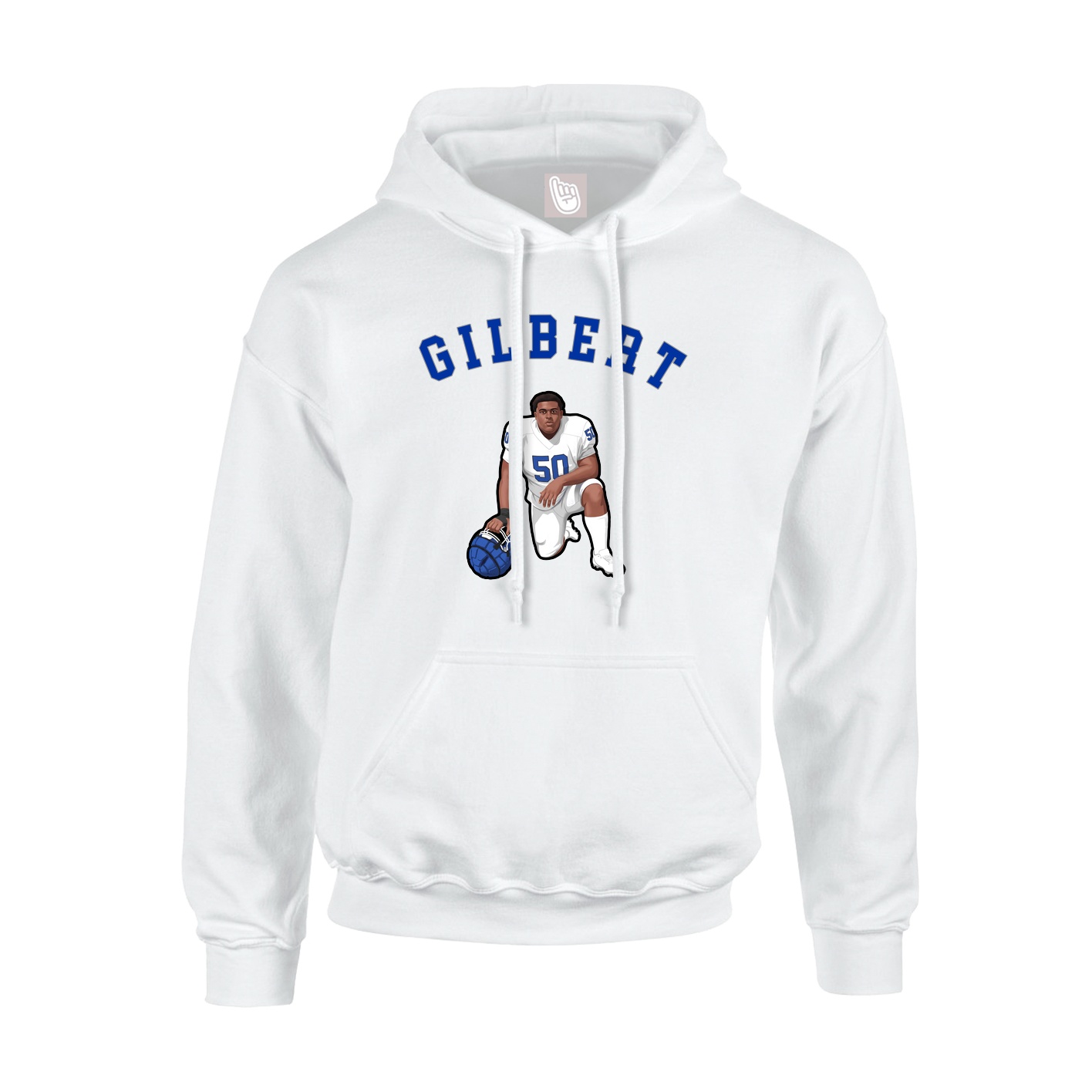 Youth Hoodie — Shirsey Arch in White