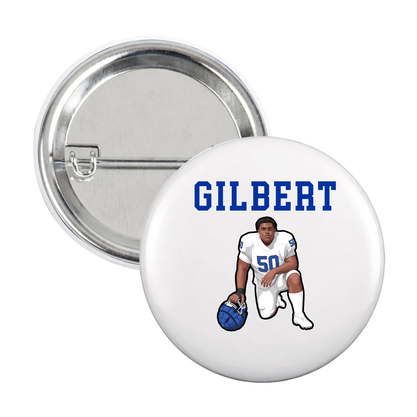 Game Day Button — Shirsey in White