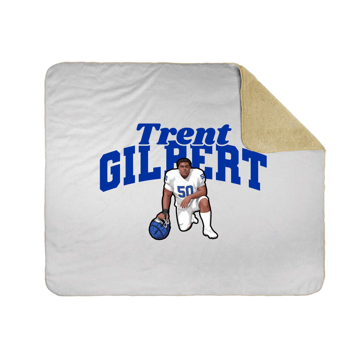 Throw Blanket — Signature Arch in White