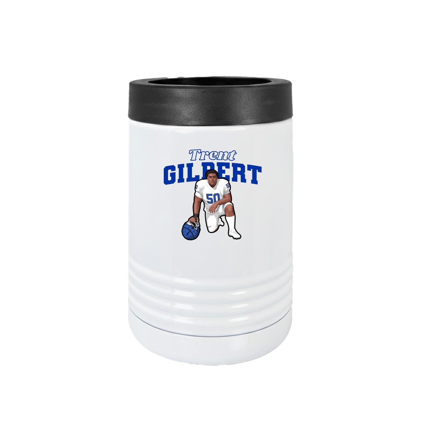 Beverage Holder — Name Arch in White