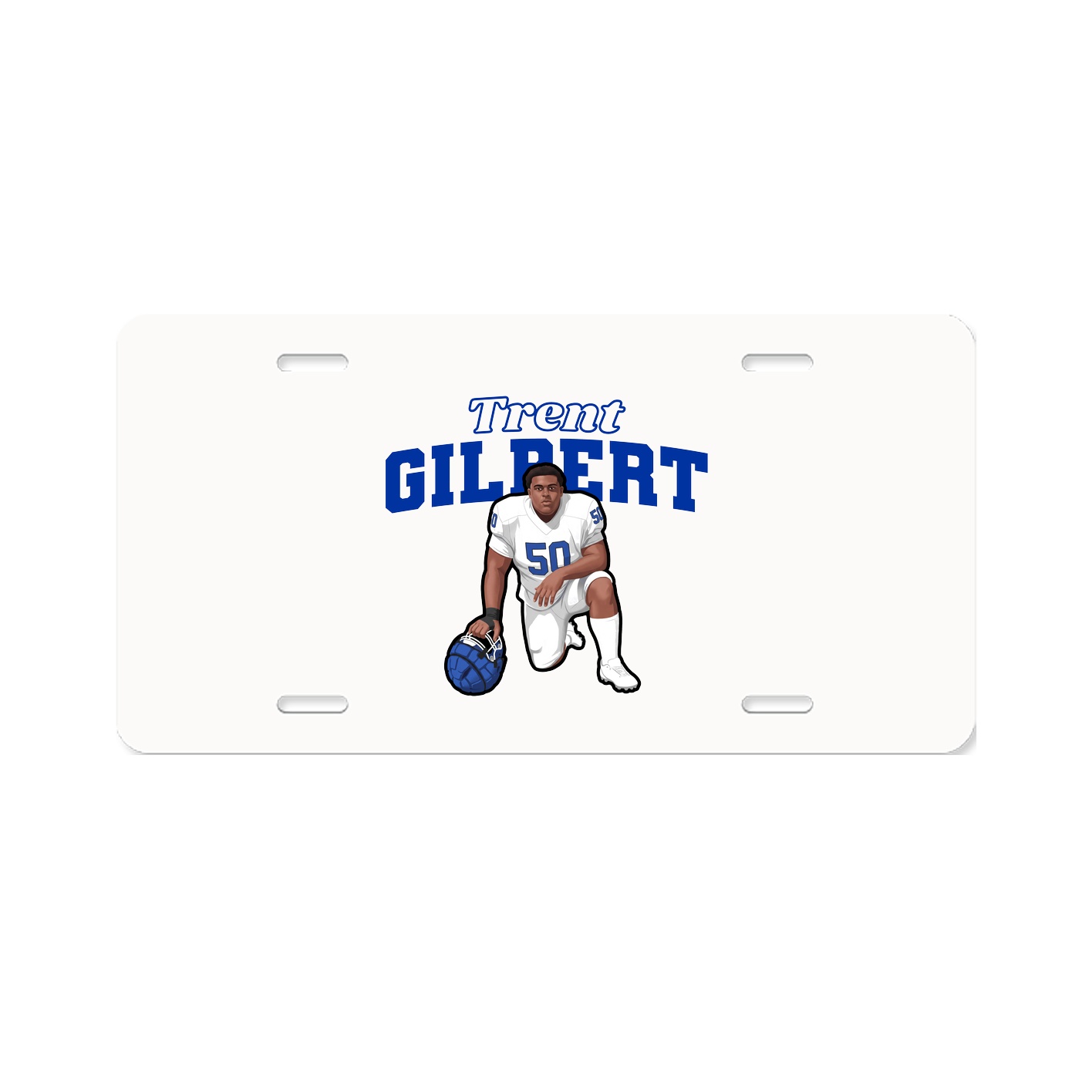 License Plate — Name Arch in Classic