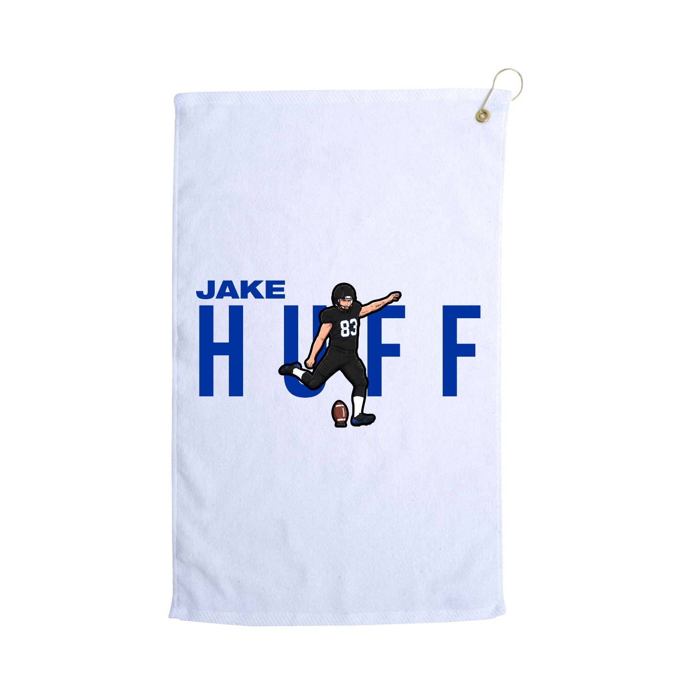 Golf Towel — Player Name in White