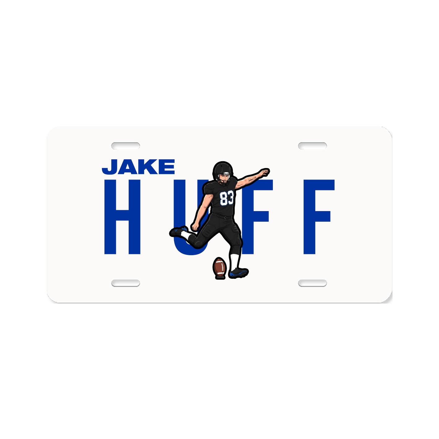 License Plate — Player Name in Classic