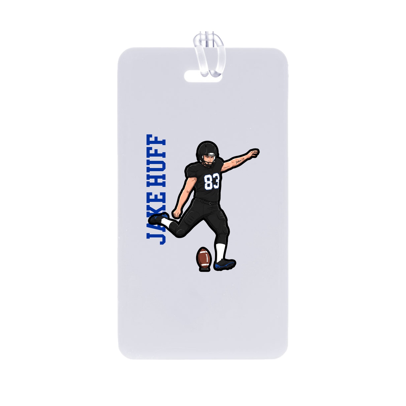 Bag Tag — Name Vertical in Classic