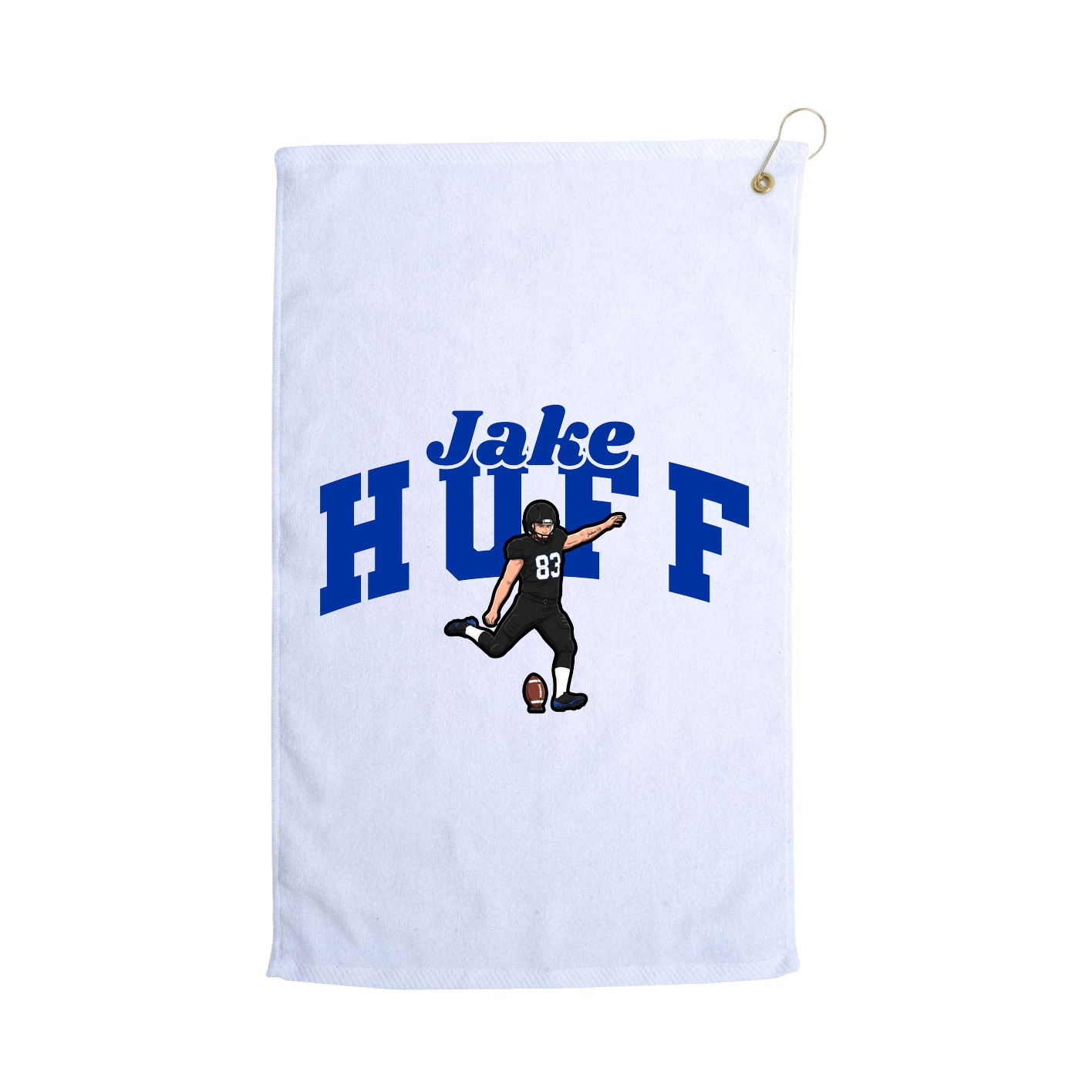 Golf Towel — Signature Arch in White