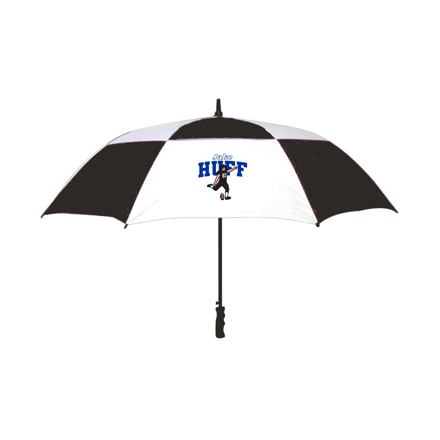 Golf Umbrella — Name Arch in Black