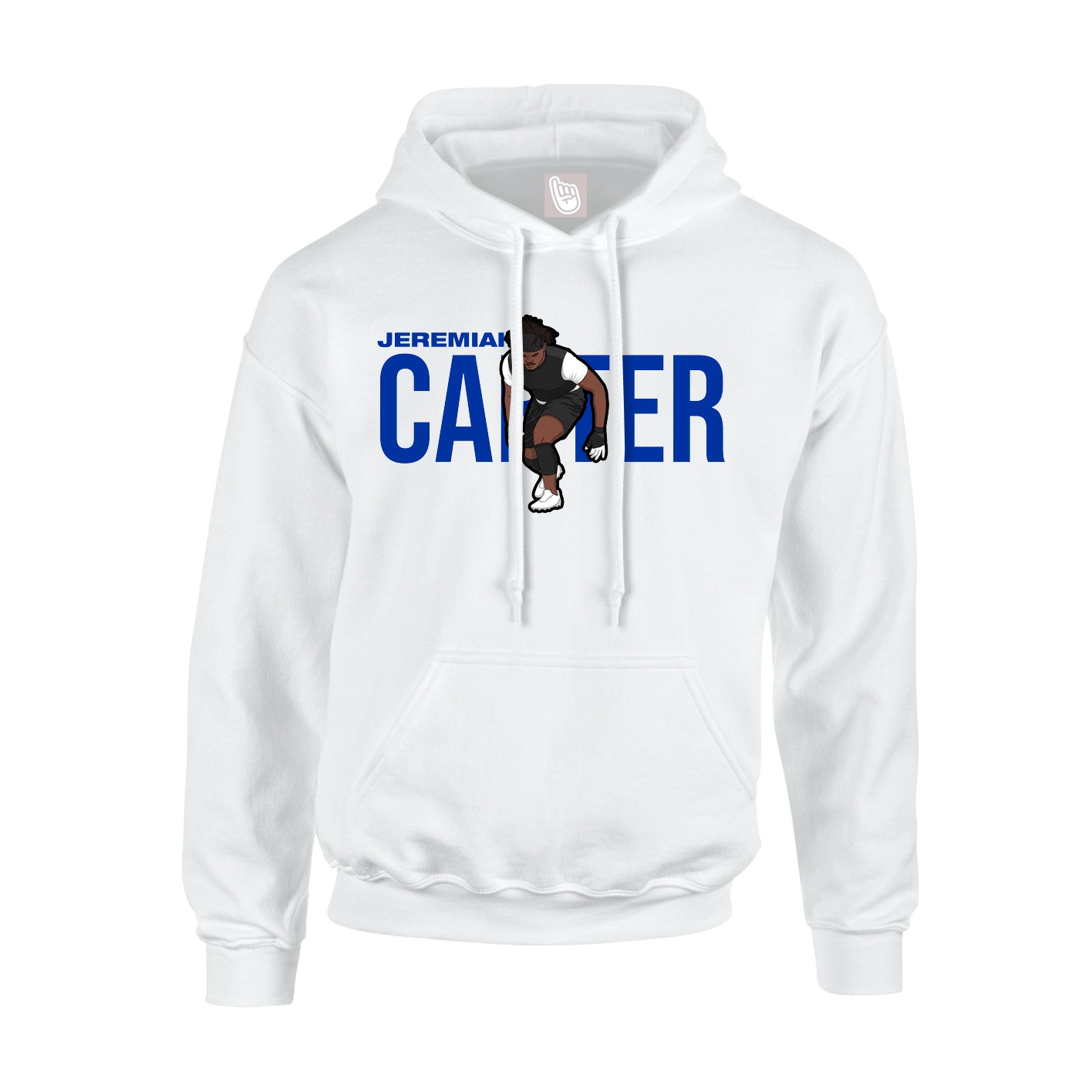 Hoodie — Player Name in White