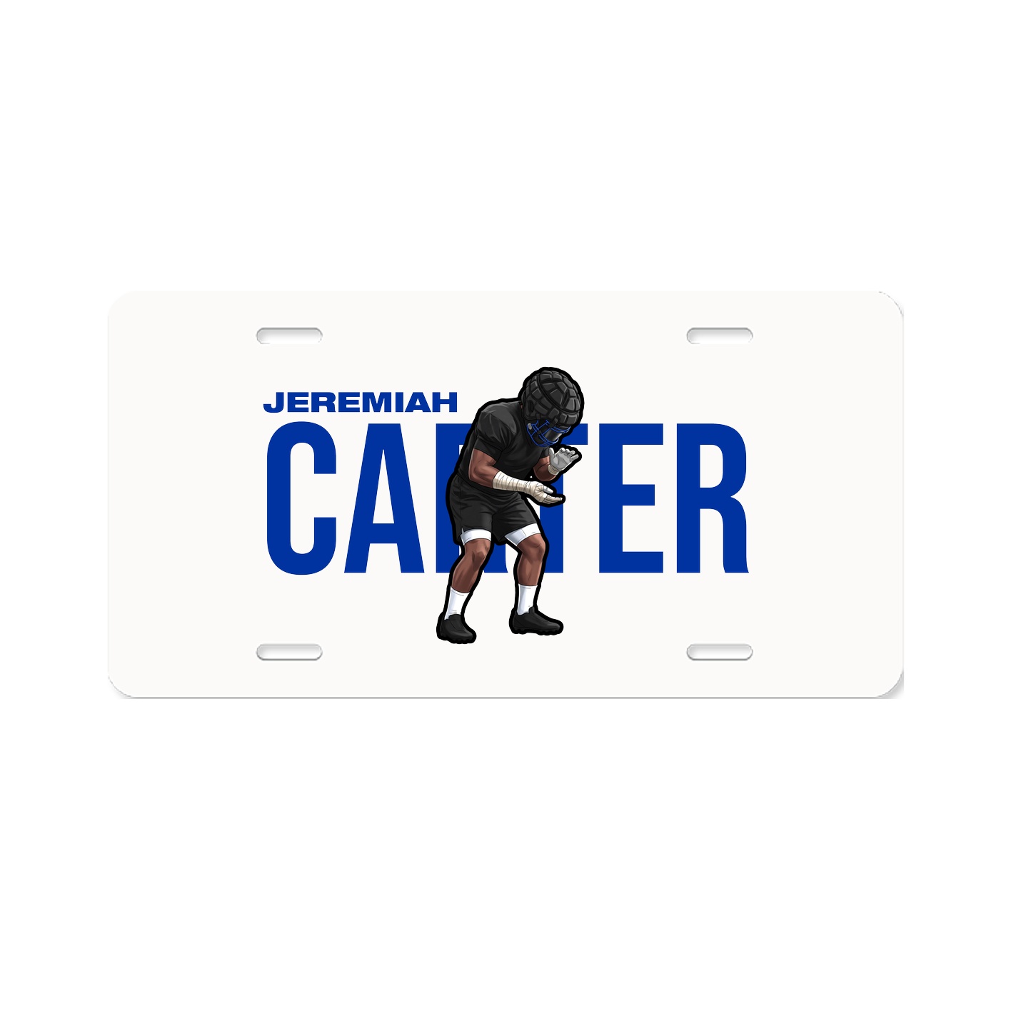 License Plate — Player Name in Classic
