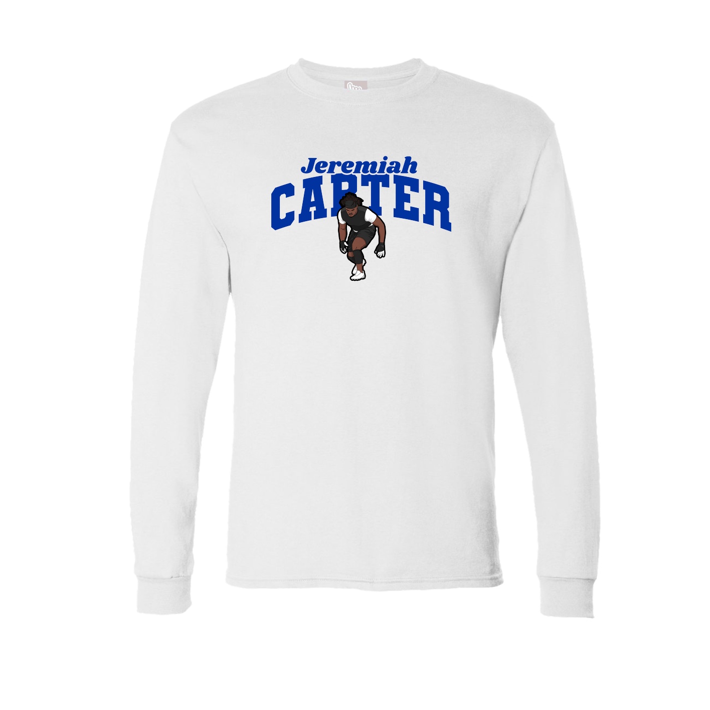 Long Sleeve Tee — Signature Arch in White
