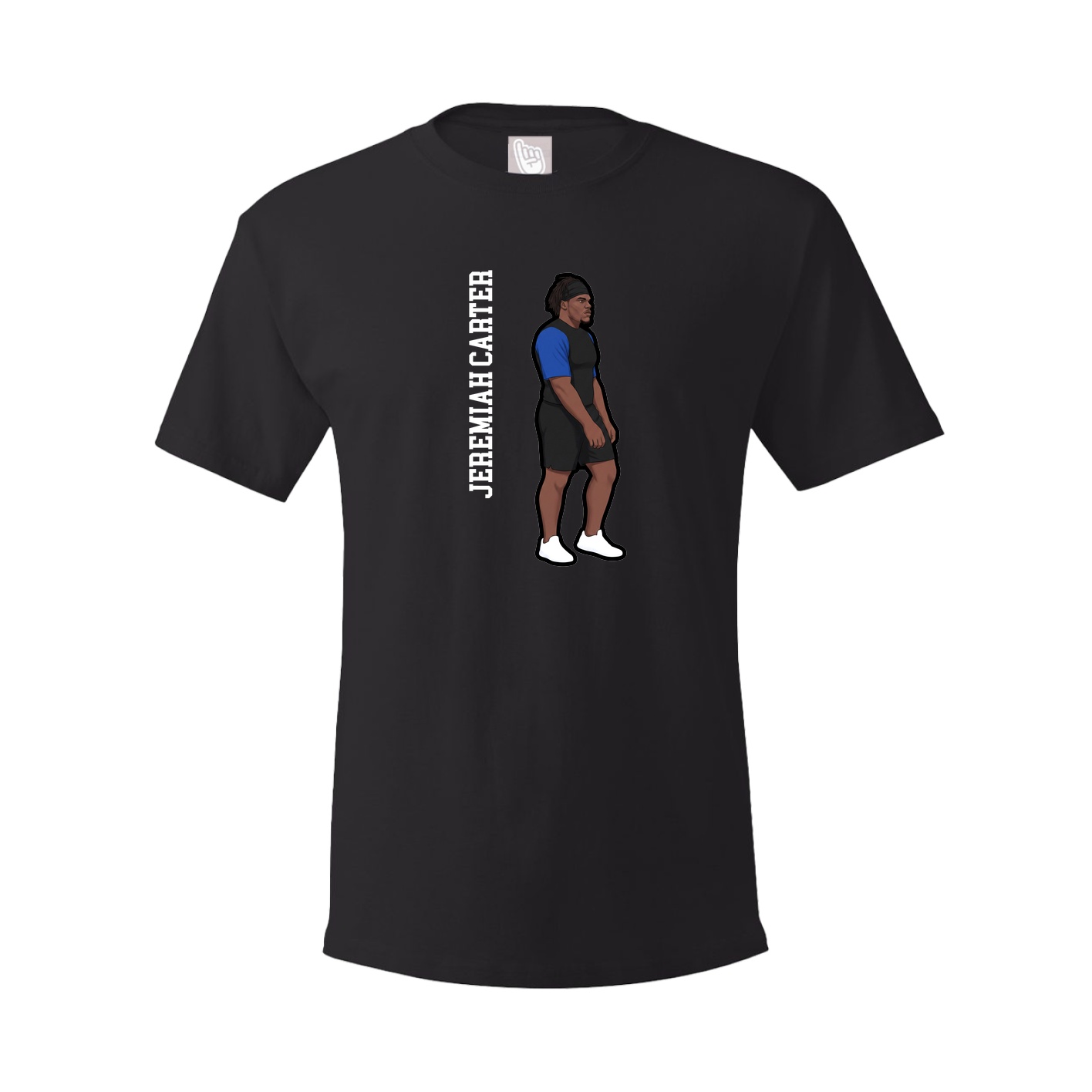 Tee — Name Vertical in Black