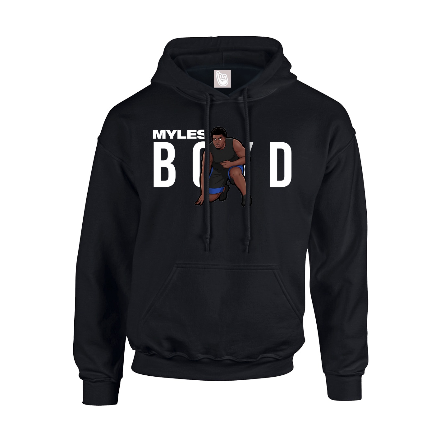 Youth Hoodie — Player Name in Black