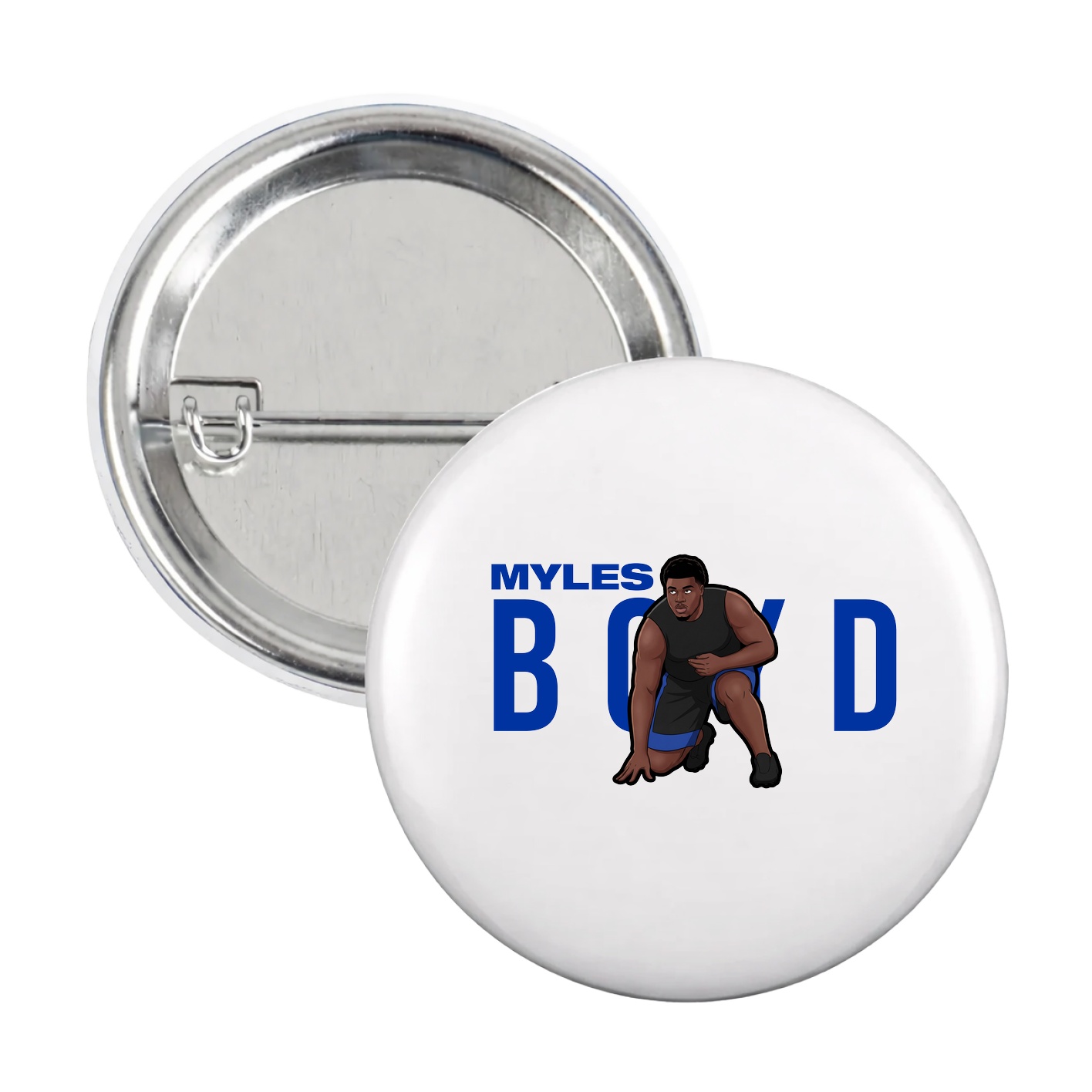 Game Day Button — Player Name in White