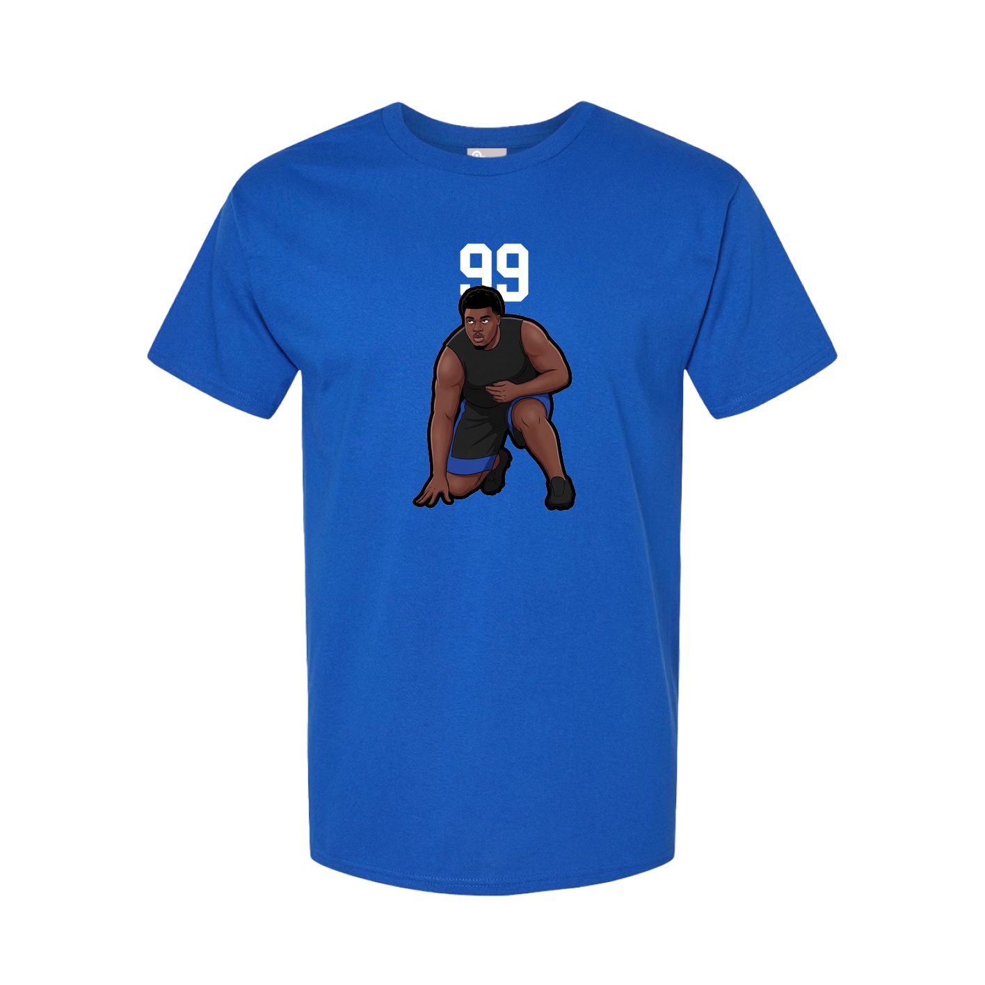 Tee — Number Top in Royal