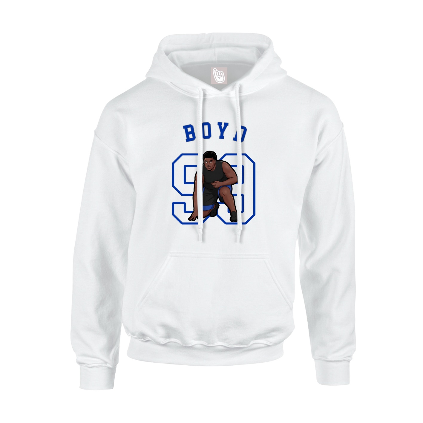 Hoodie — Shirsey Arch in White
