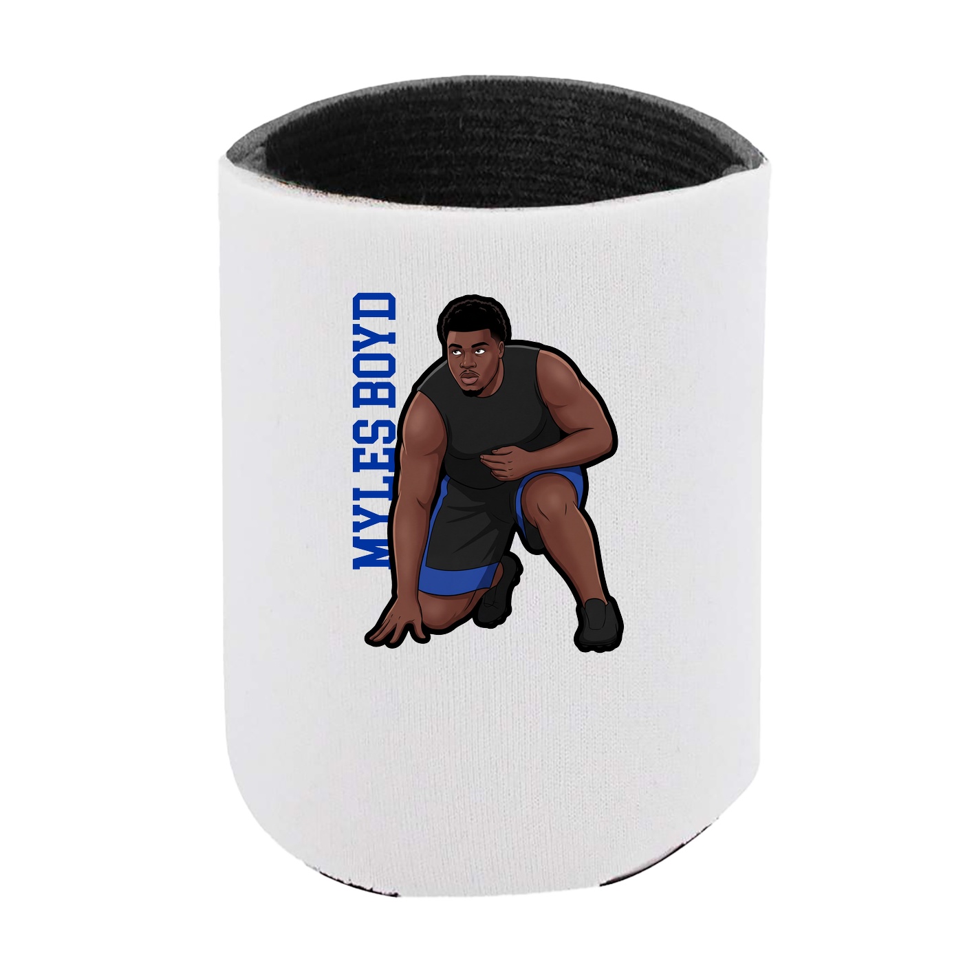Can Holder — Name Vertical in White