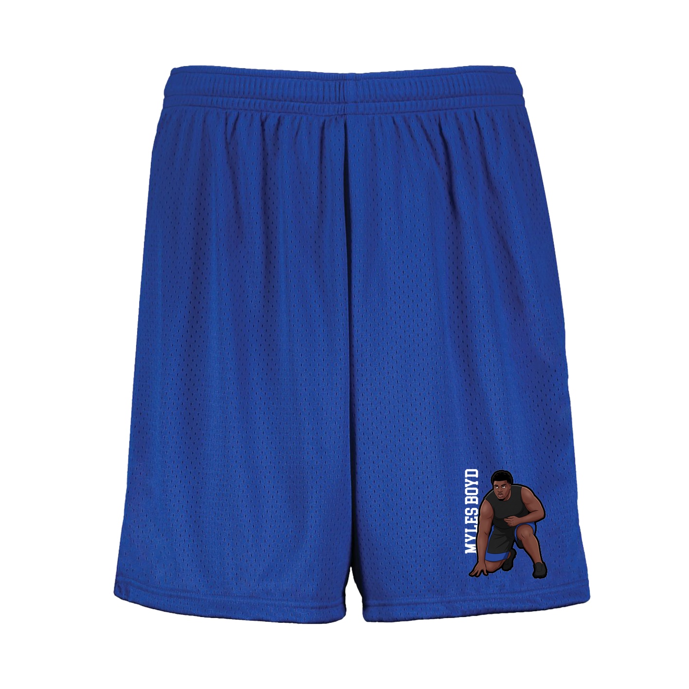 Shorts — Name Vertical in Royal