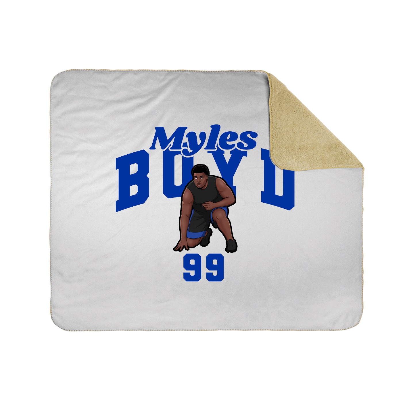 Throw Blanket — Signature Arch in White
