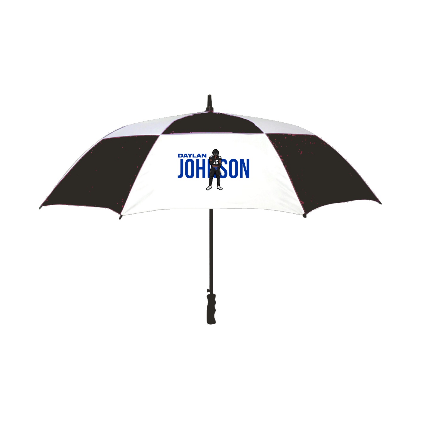 Golf Umbrella — Player Name in Black