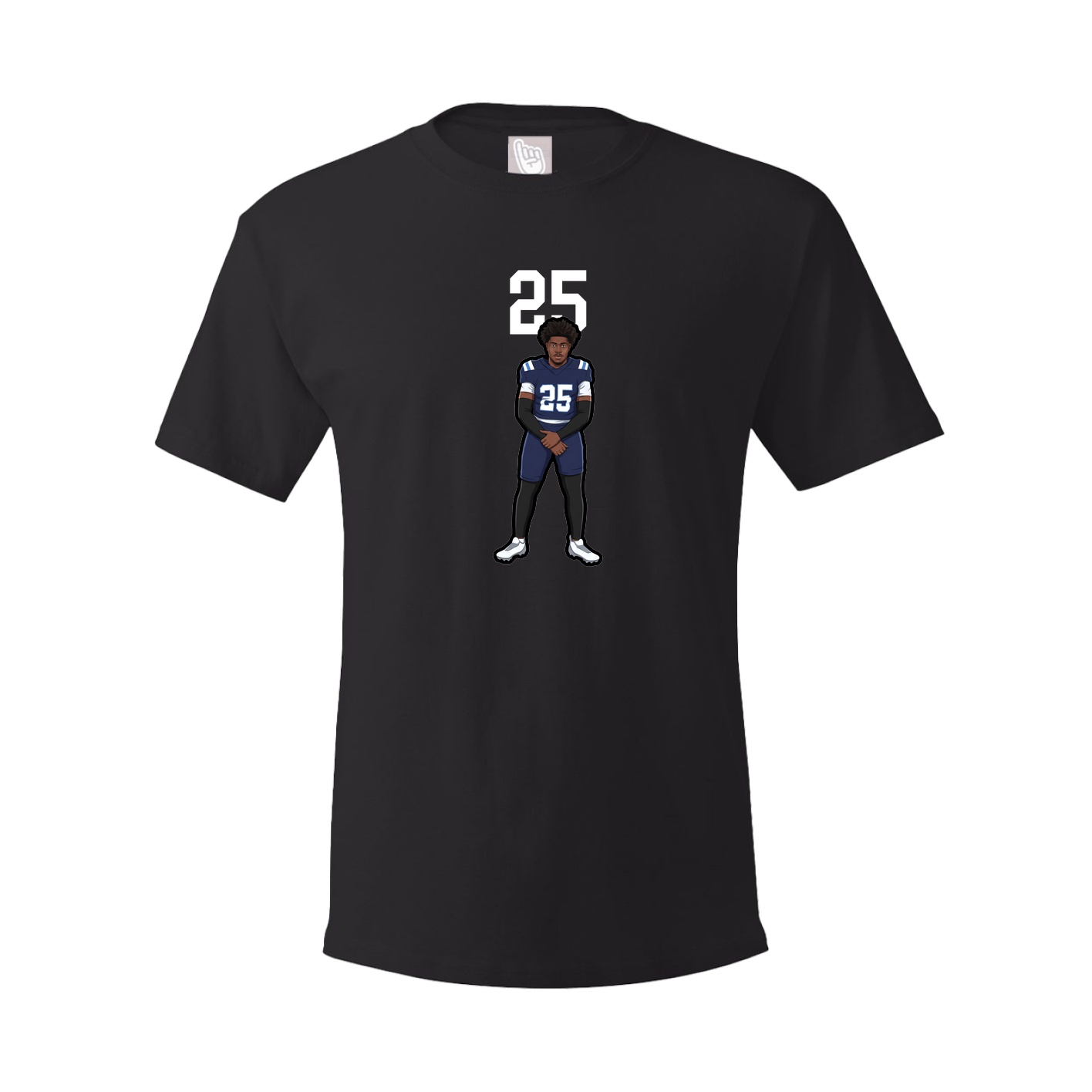 Tee — Number Top in Black