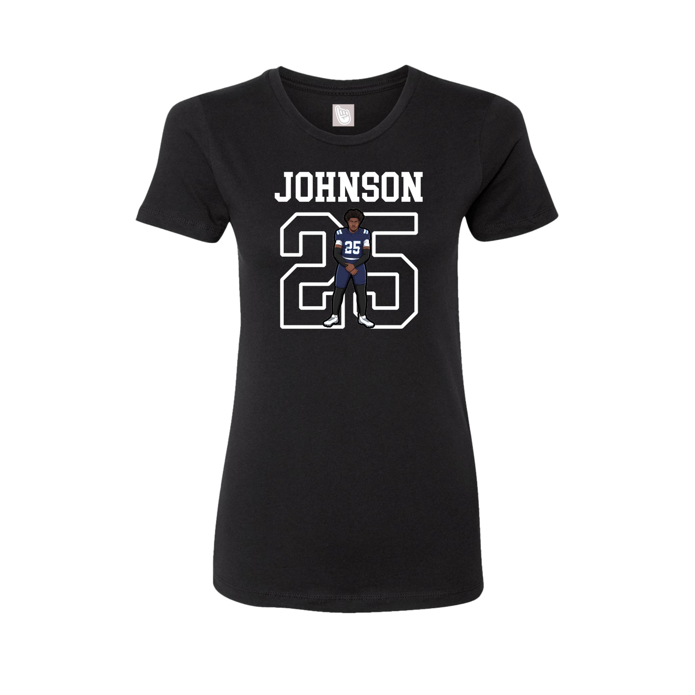 Fitted Women's Tee — Shirsey in Black