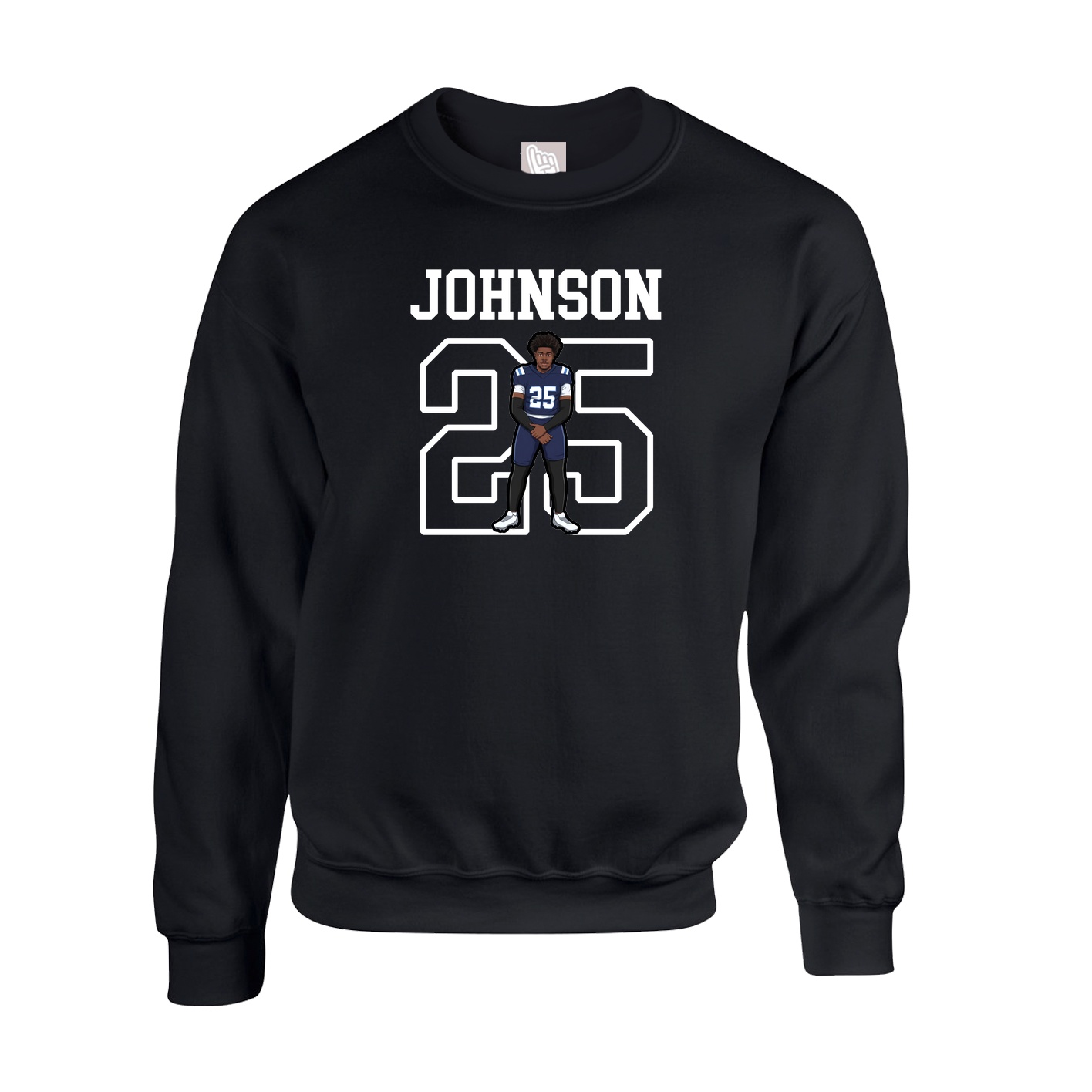 Fleece Crew — Shirsey in Black