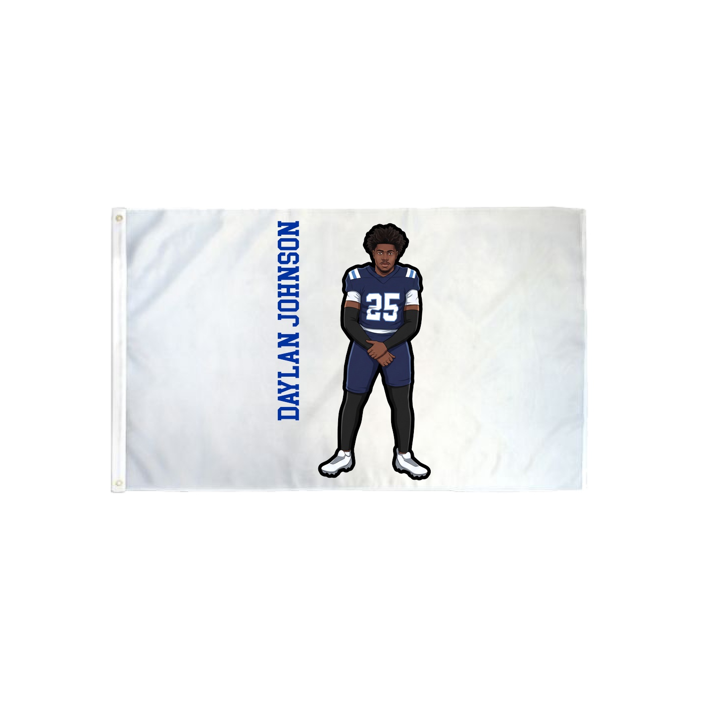 3x5 Flag — Name Vertical in Classic