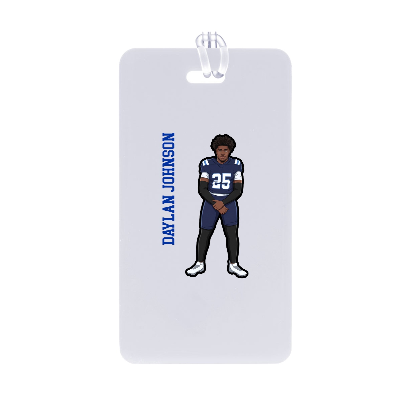 Bag Tag — Name Vertical in Classic