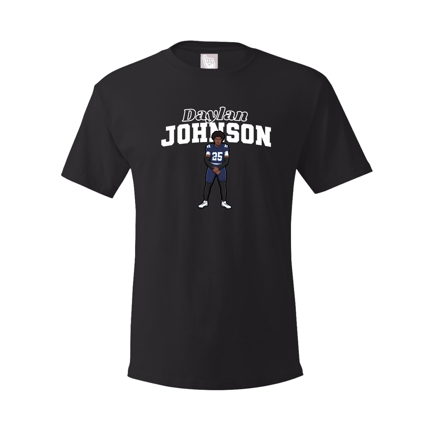 Youth Tee — Name Arch in Black