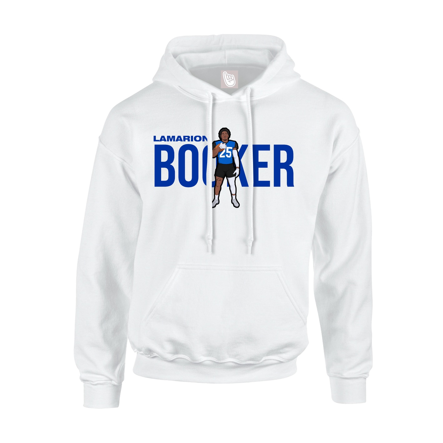 Hoodie — Player Name in White