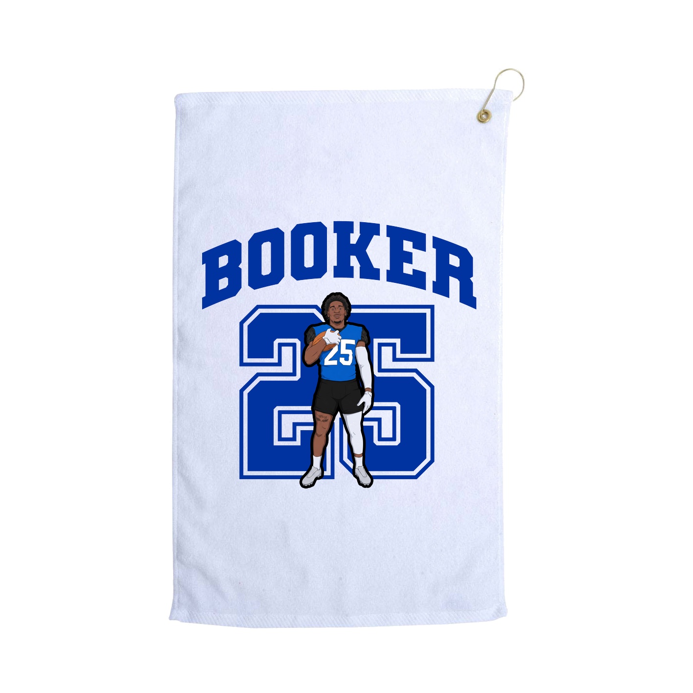 Golf Towel — Number in White