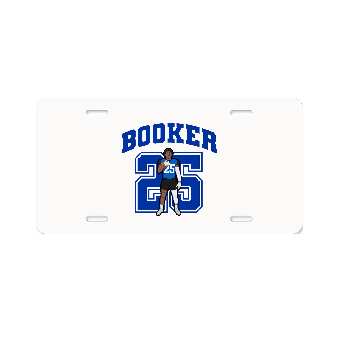 License Plate — Number in Classic