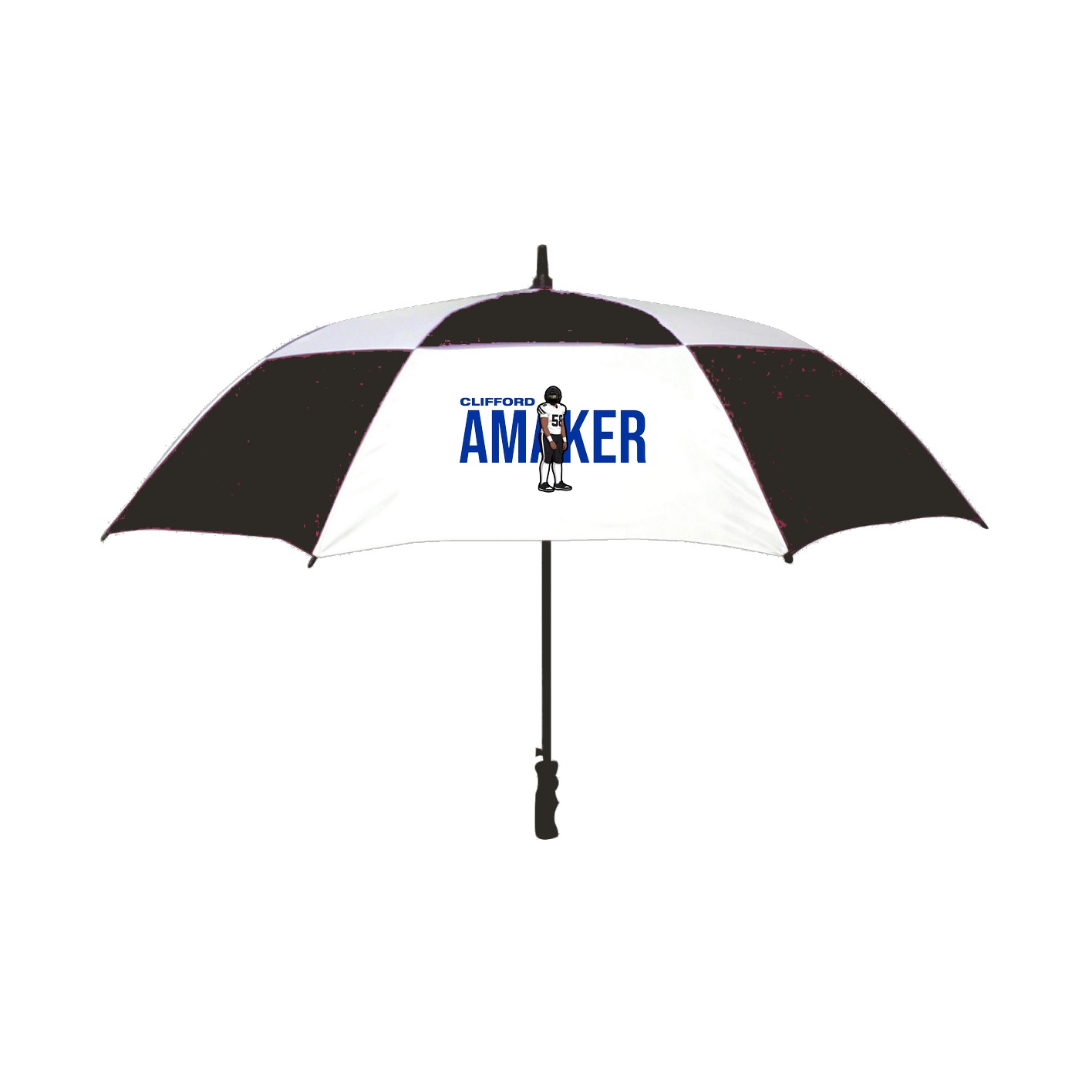 Golf Umbrella — Player Name in Black