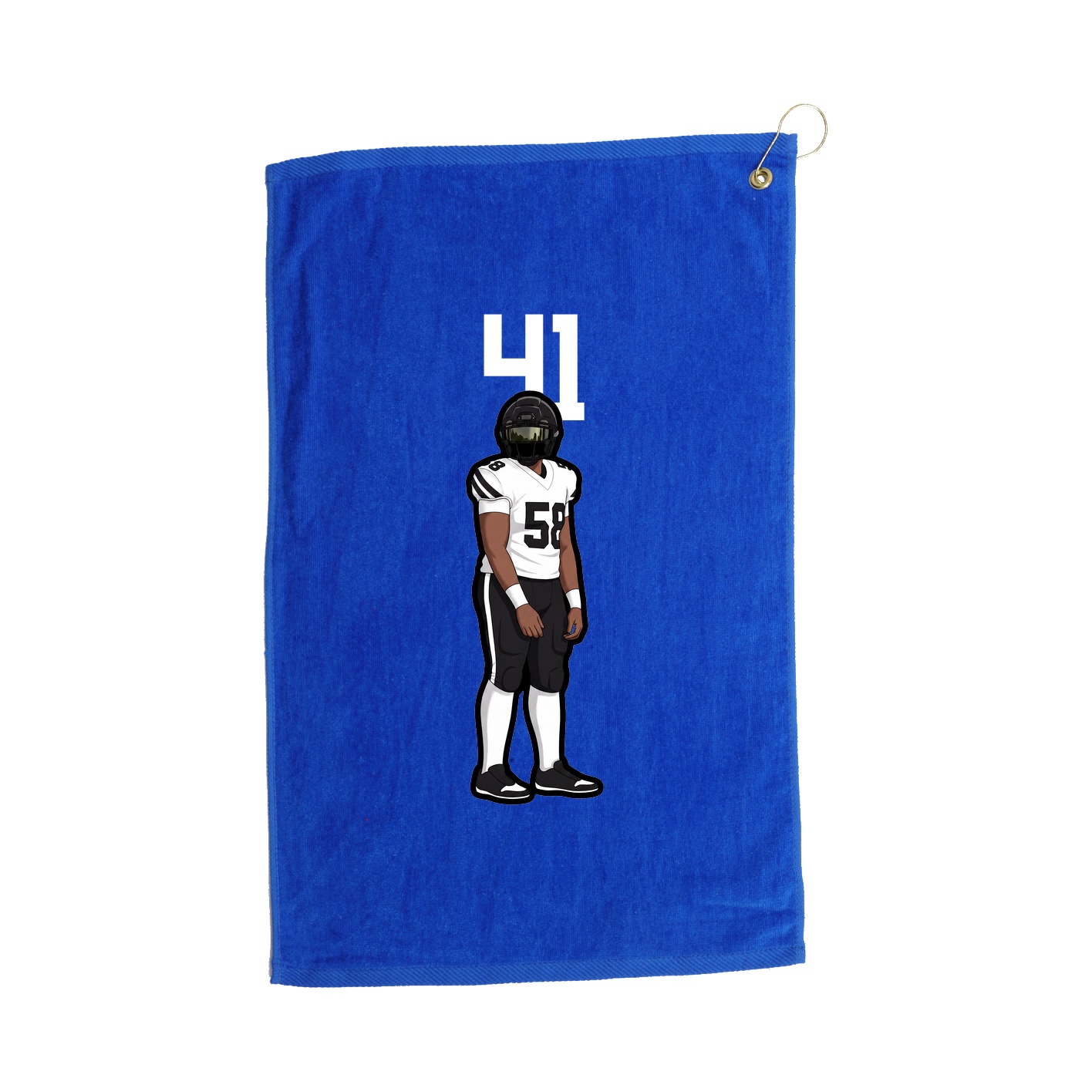 Golf Towel — Number Top in Royal