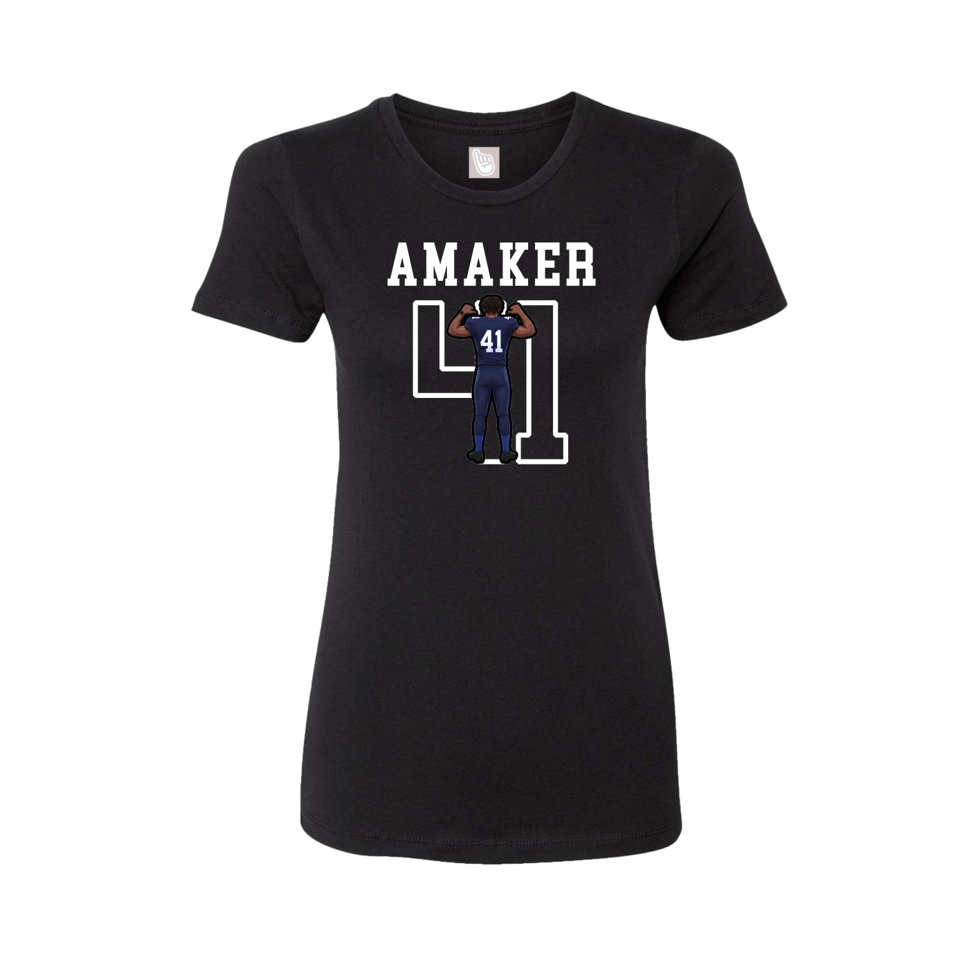 Fitted Women's Tee — Shirsey in Black