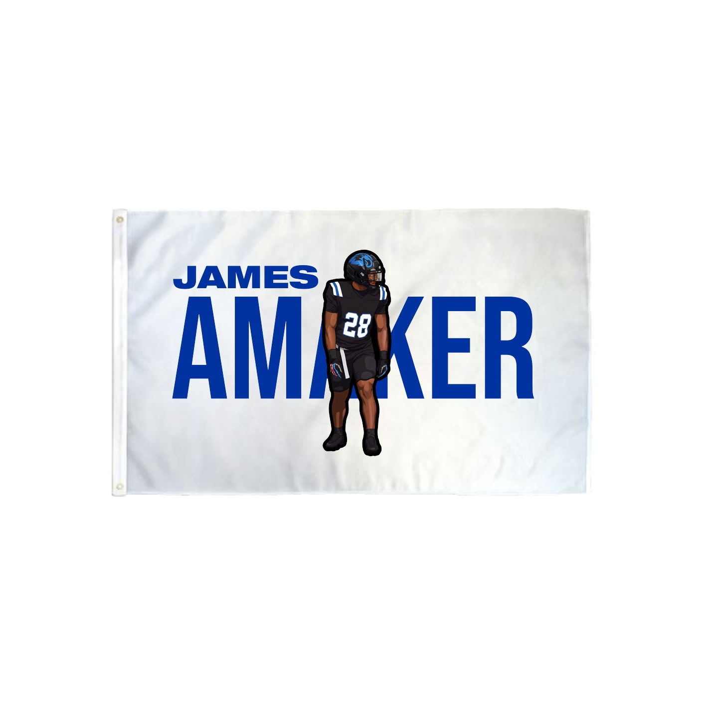 3x5 Flag — Player Name in Classic