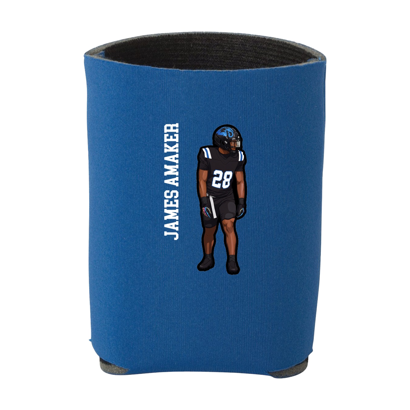 Can Holder — Name Vertical in Royal
