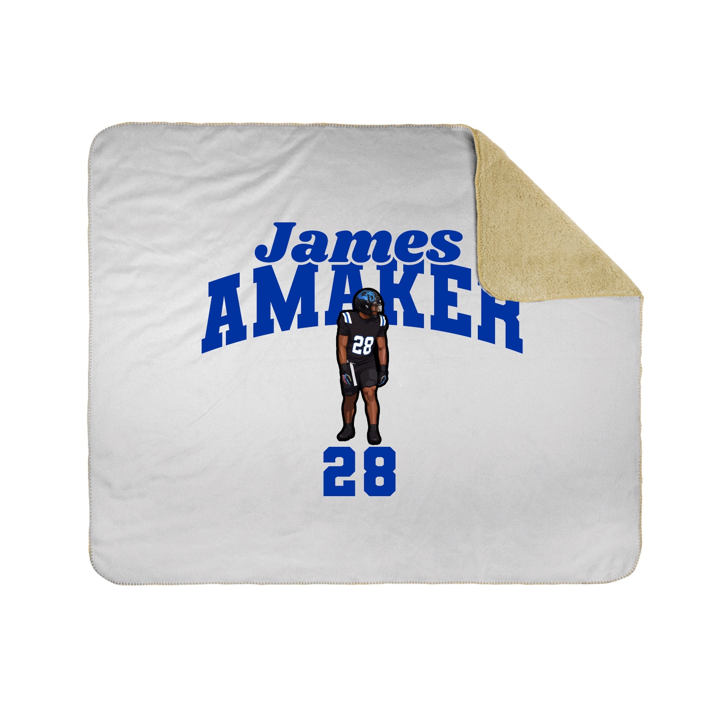 Throw Blanket — Signature Arch in White