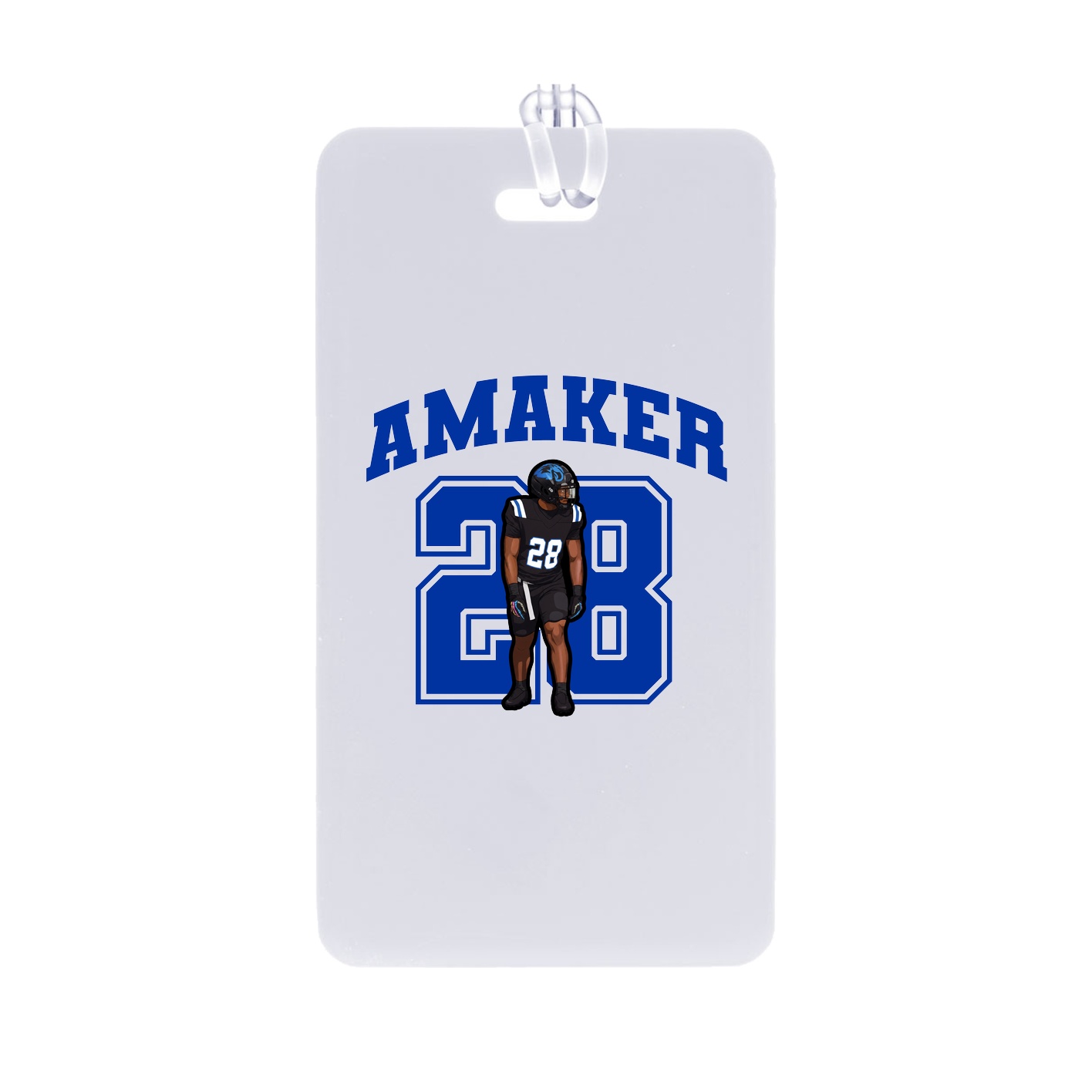 Bag Tag — Number in Classic