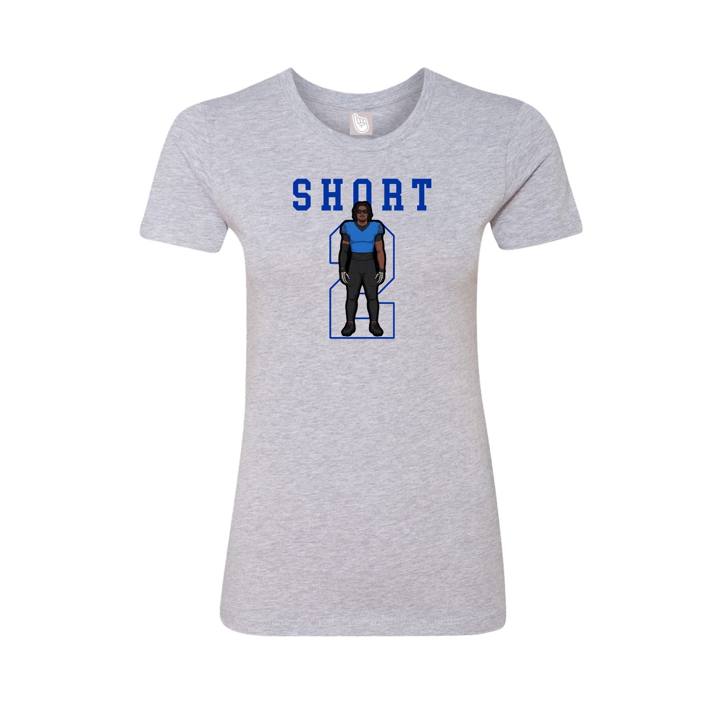Fitted Women's Tee — Shirsey in Grey