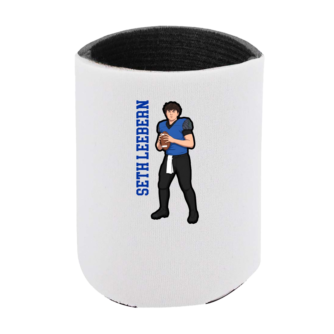 Can Holder — Name Vertical in White