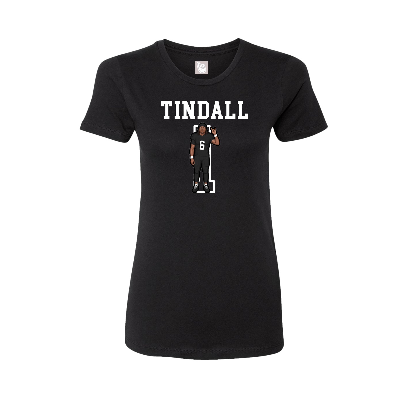 Fitted Women's Tee — Shirsey in Black