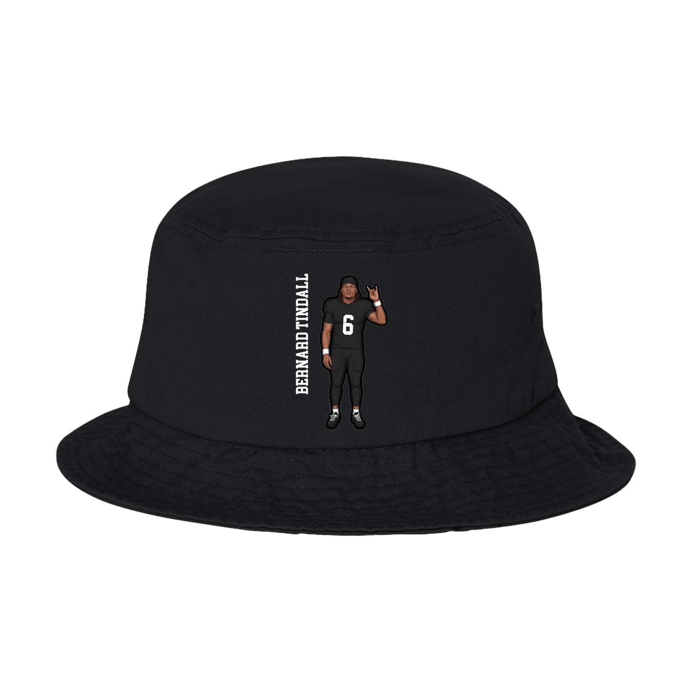 Bucket Cap — Name Vertical in Black