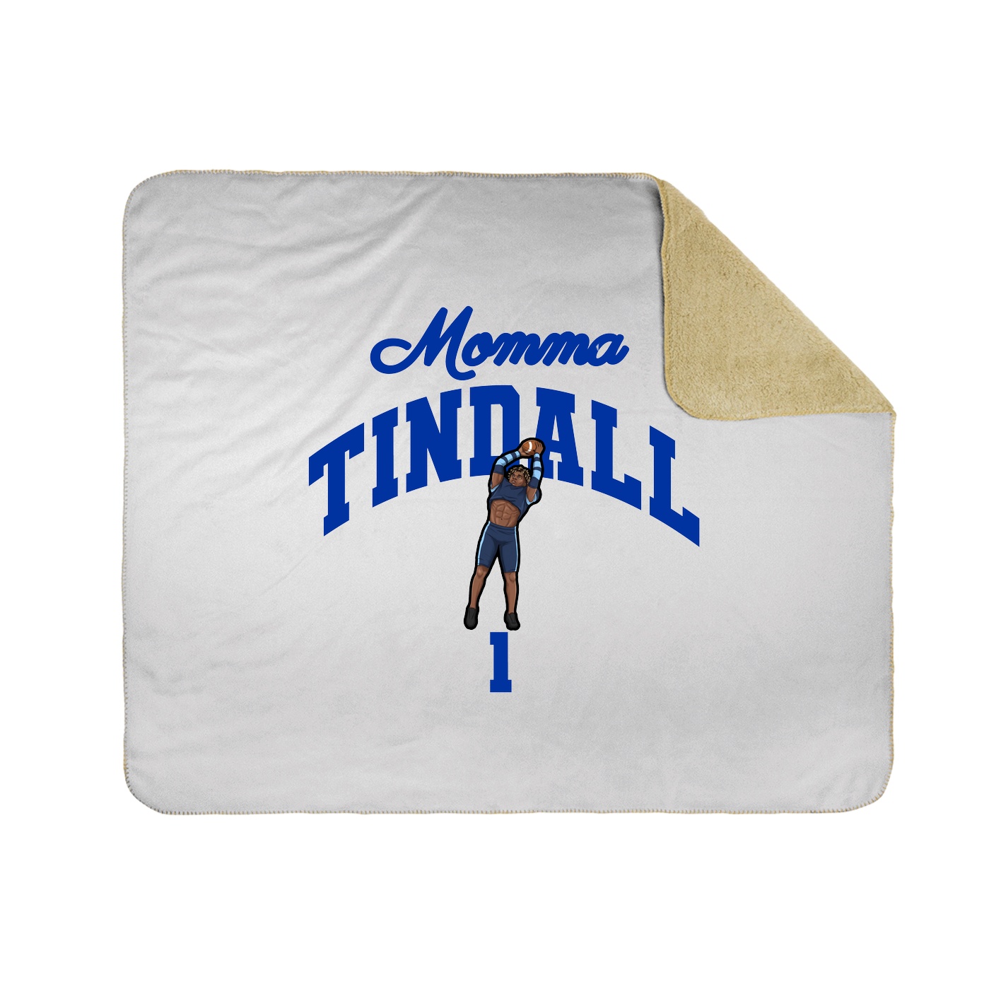 Throw Blanket — Mothers Day Arch in White