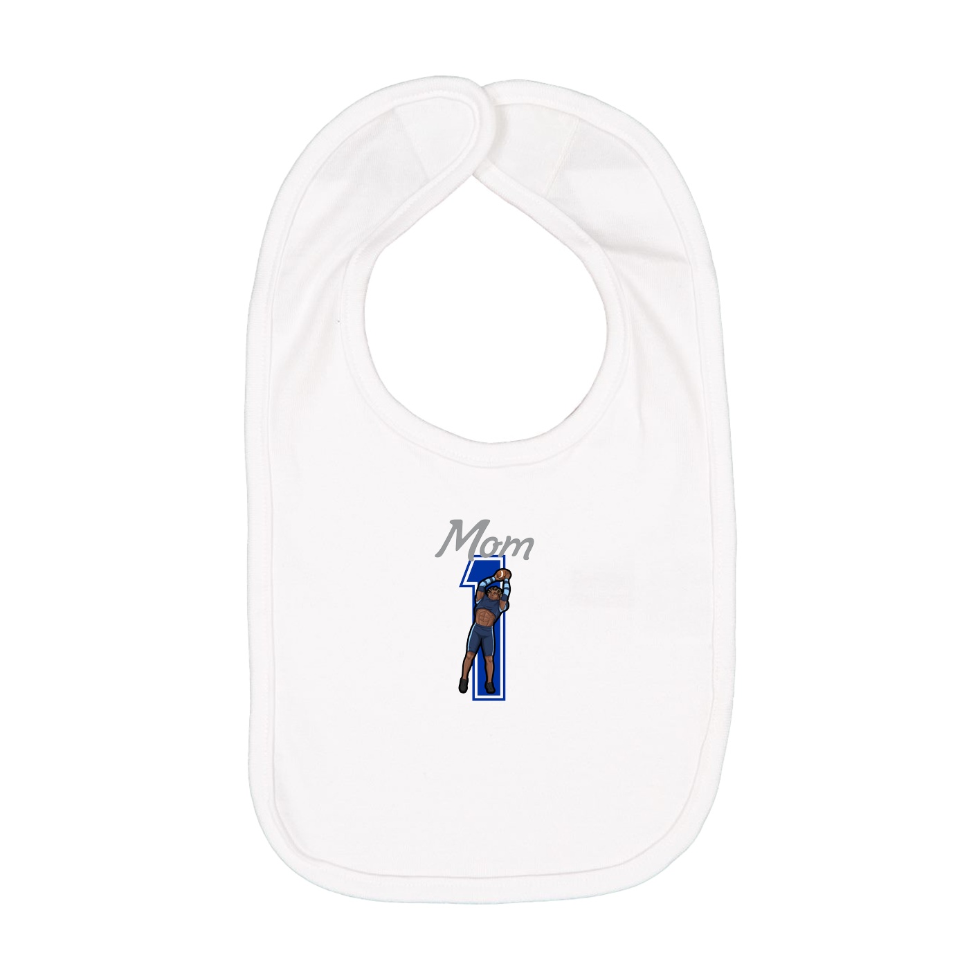 Infant Bib — Mothers Day Shirsey in White