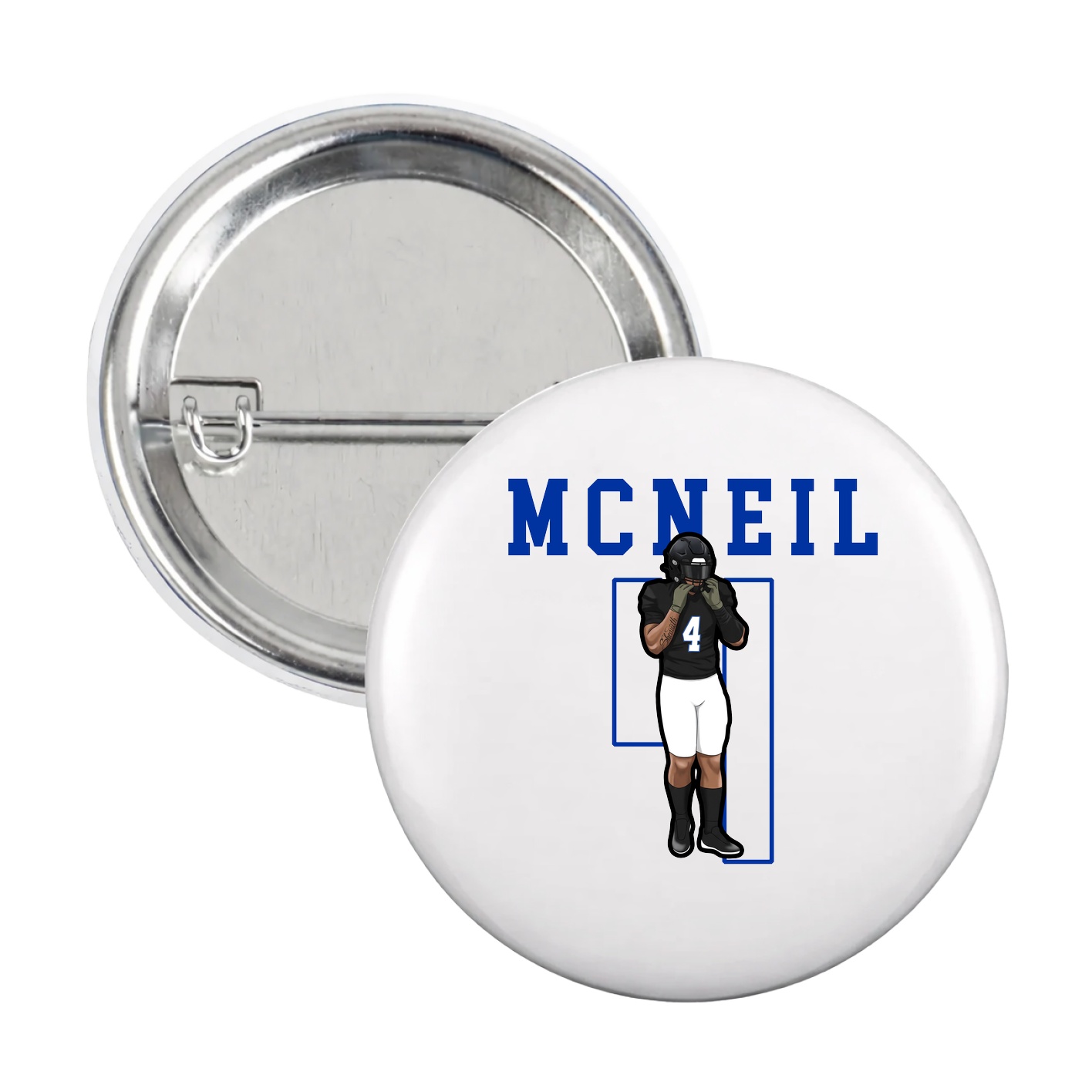 Game Day Button — Shirsey in White