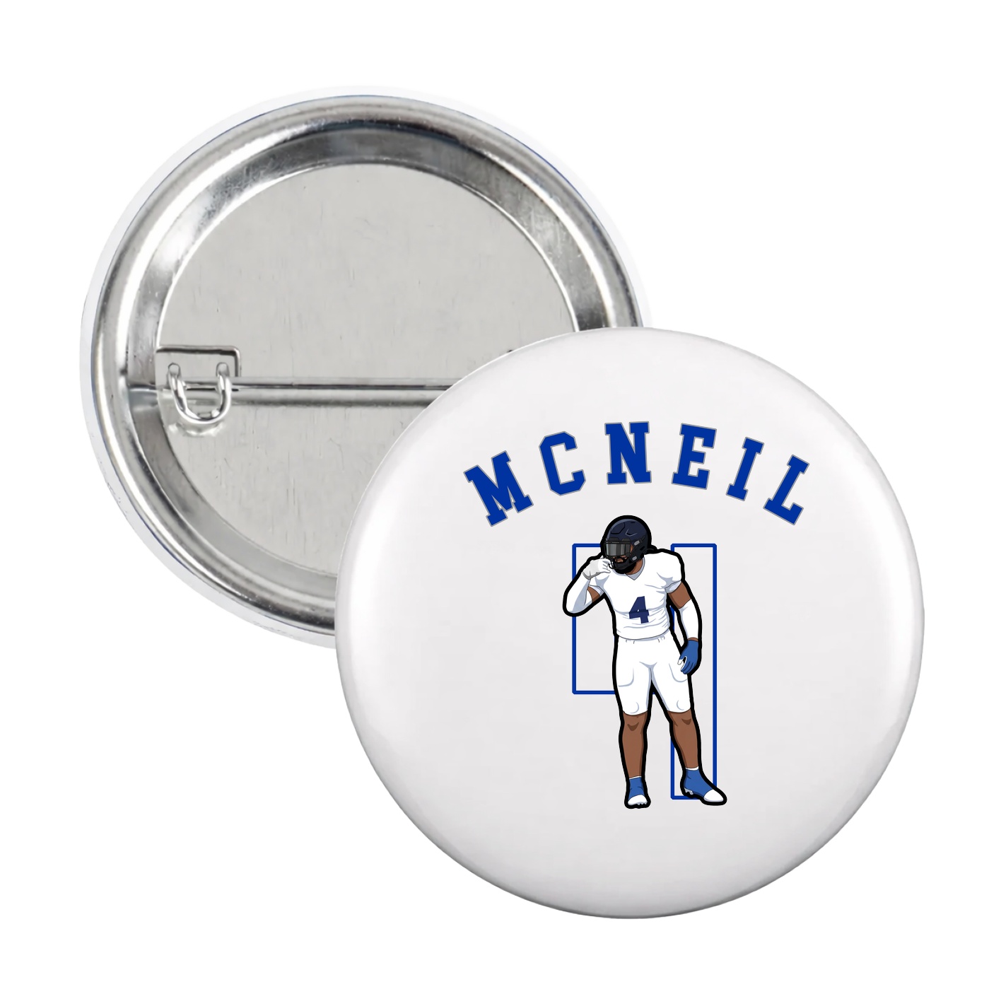 Game Day Button — Shirsey Arch in White