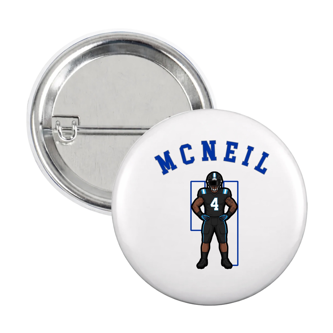 Game Day Button — Shirsey Arch in White
