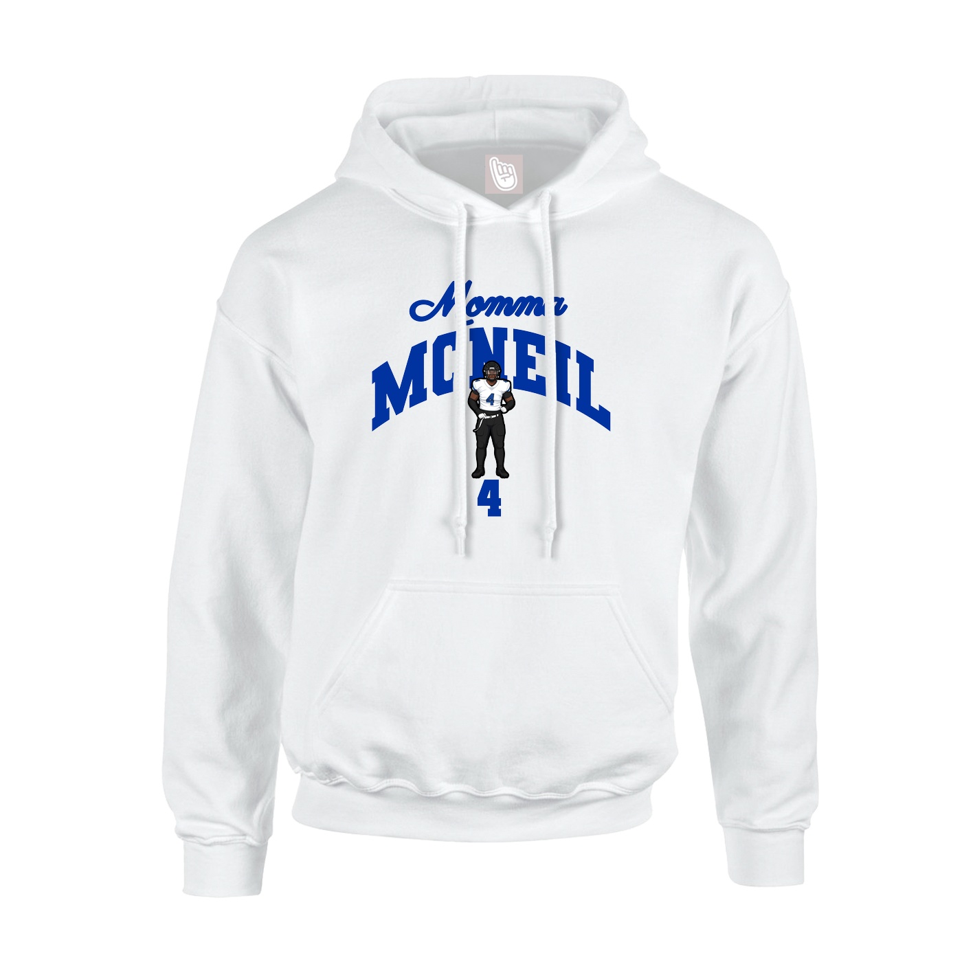 Youth Hoodie — Mothers Day Arch in White