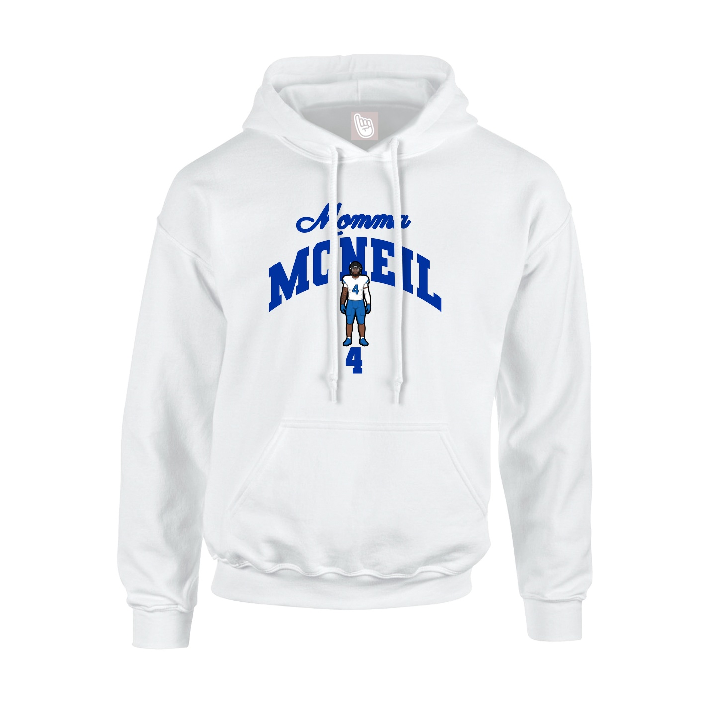 Hoodie — Mothers Day Arch in White